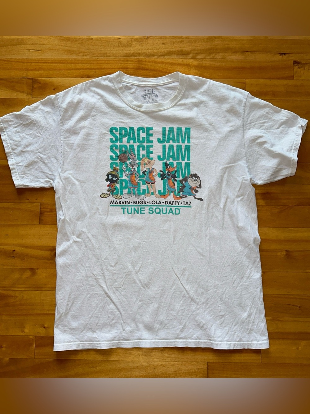 Space Jam A New Legacy Mens L Shirt Tune Squad Looney Tunes Y2K Style Tee